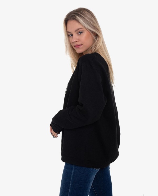 Cuplé SUDADERA NEGRA EN ALGODON CON LOGO CUPLE JEANS Mejor oferta