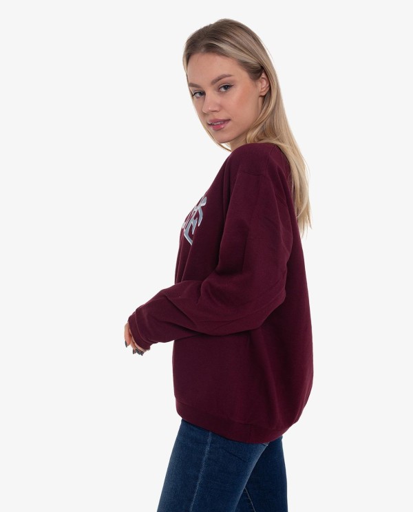 Cuplé SUDADERA BURDEOS EN ALGODON CON LOGO CUPLÉ Rebajas online