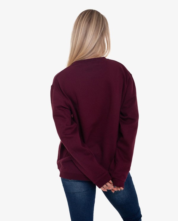 Cuplé SUDADERA BURDEOS EN ALGODON CON LOGO CUPLÉ Rebajas online
