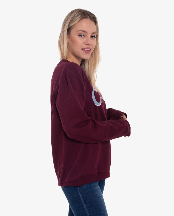Cuplé SUDADERA BURDEOS EN ALGODON CON LOGO CUPLÉ Rebajas online