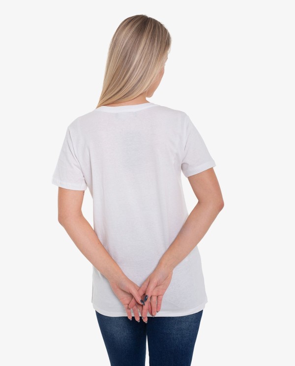 Cuplé CAMISETA BLANCA LOGO DOTS Rebajas top
