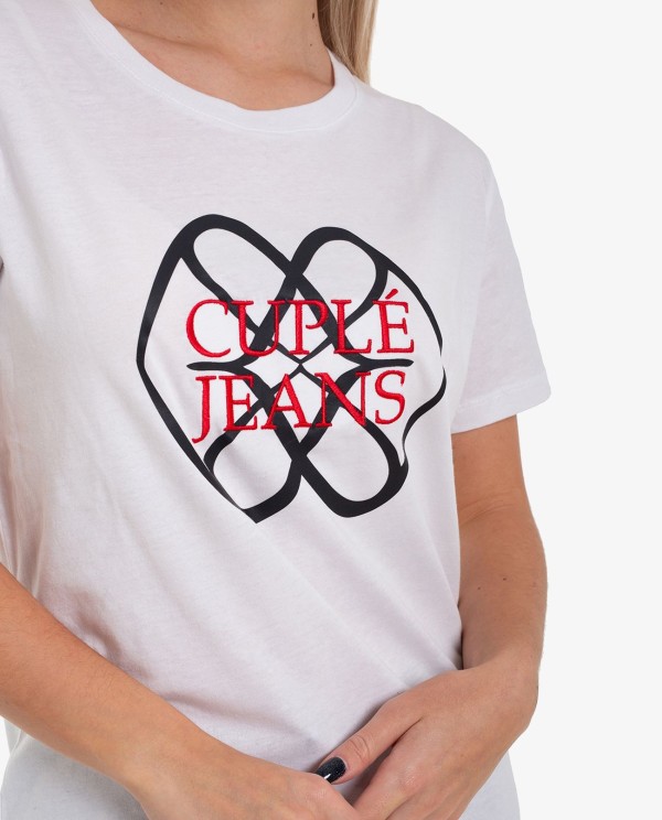 Cuplé CAMISETA BLANCA LOGO CUPLE JEANS Envío gratis