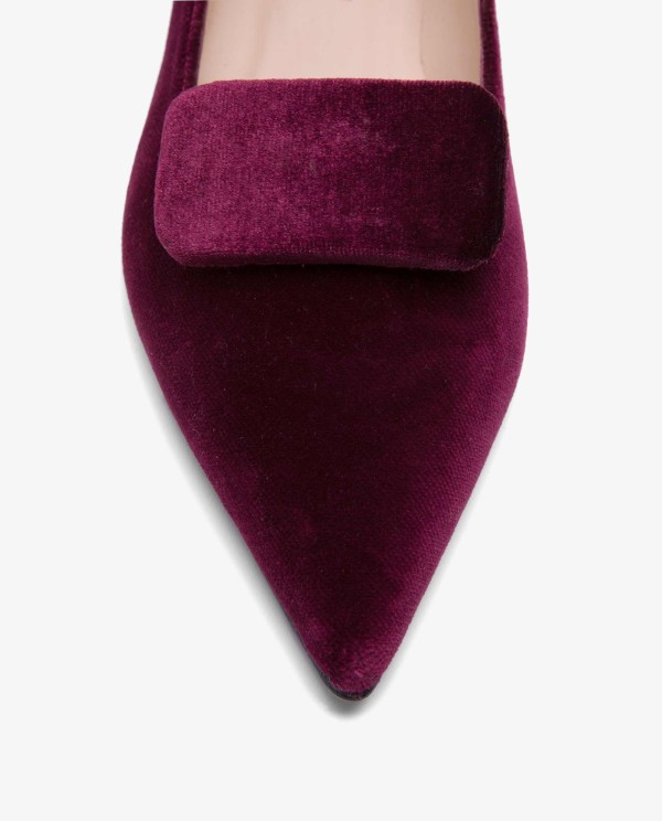Cuplé ADORNO PARA ZAPATO TERCIOPELO LILA Outlet online
