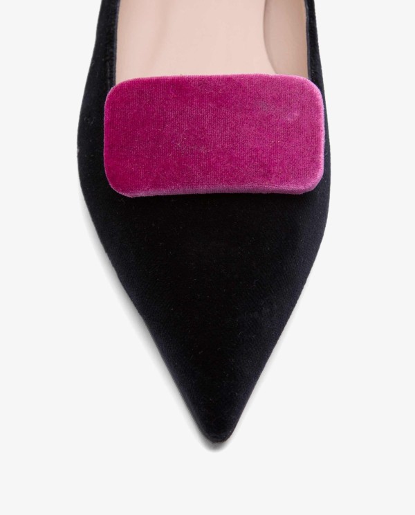 Cuplé ADORNO PARA ZAPATO TERCIOPELO ROSA Rebajas