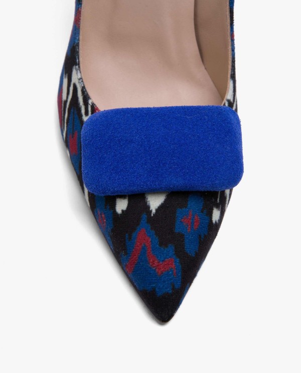 Cuplé ADORNO PARA ZAPATO SERRAJE AZUL En oferta