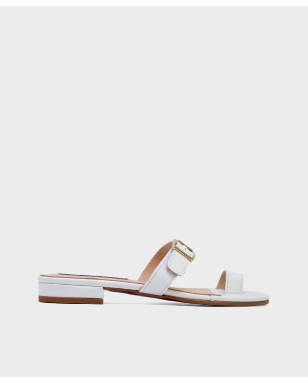 Cuplé SANDALIA BARBATE NAPA BLANCO Envío gratis