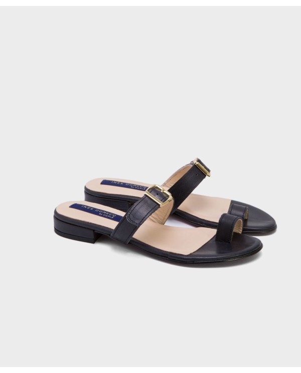 Cuplé SANDALIA BARBATE NAPA NEGRO Oferta especial