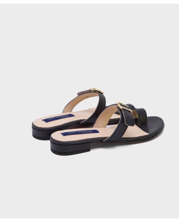 Cuplé SANDALIA BARBATE NAPA NEGRO Oferta especial
