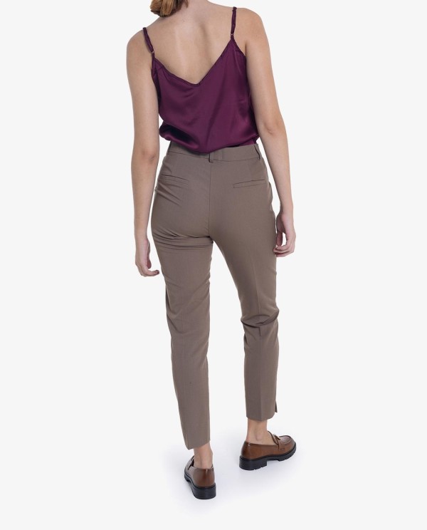 Cuplé PANTALÓN RECTO MARRÓN Ofertas especiales
