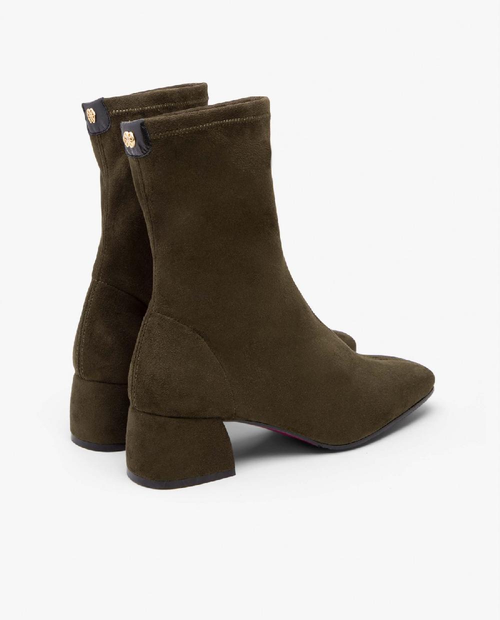 Cuplé BOTIN ULTRASUEDE STRECH VERDE Rebajas de fábrica