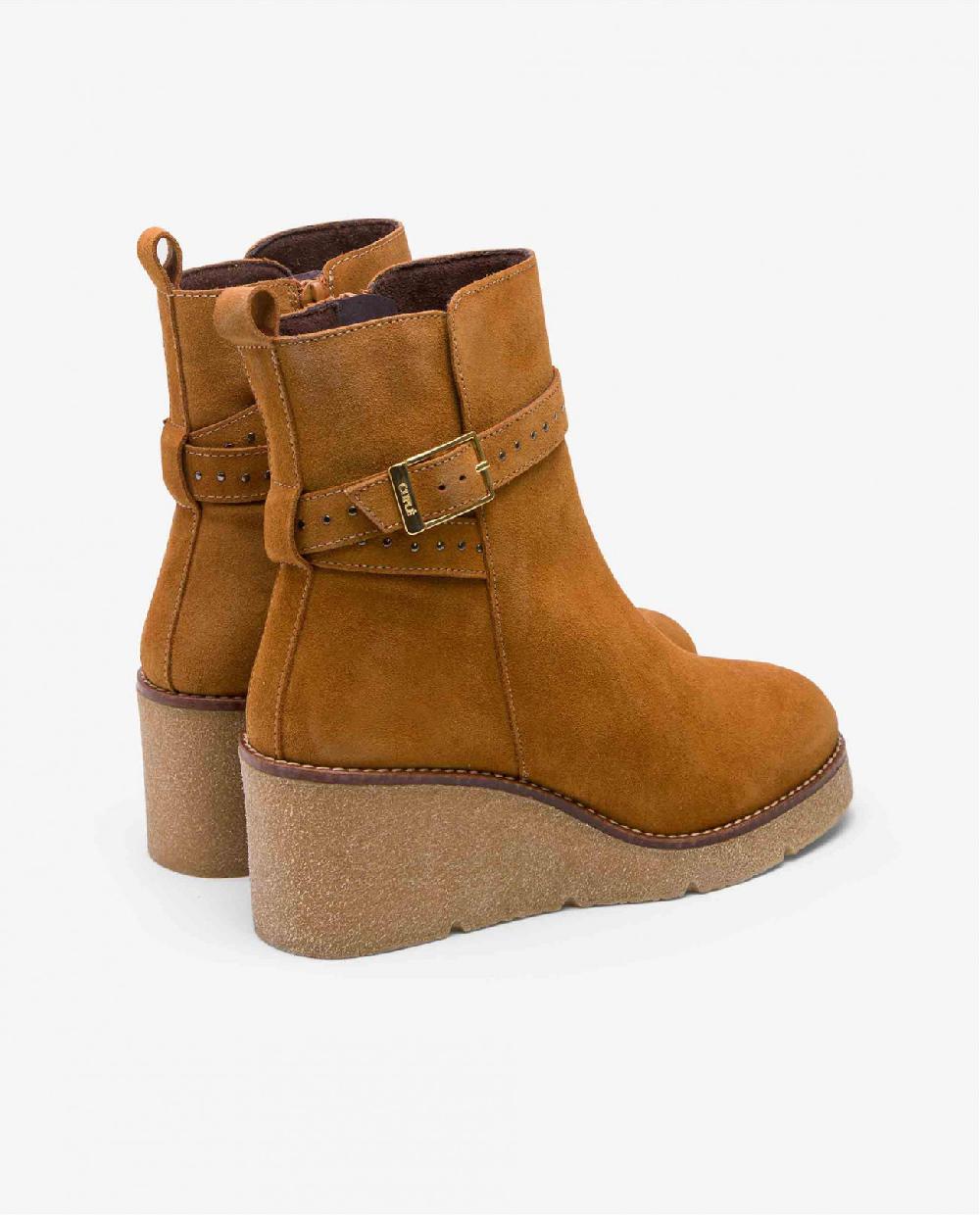 Cuplé BOTIN CUÑA SERRAJE CUERO Envío internacional gratuito