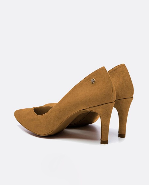 Cuplé SALÓN DE ULTRASUEDE CON PUNTA FINA Y TACÓN MEDIO Última moda