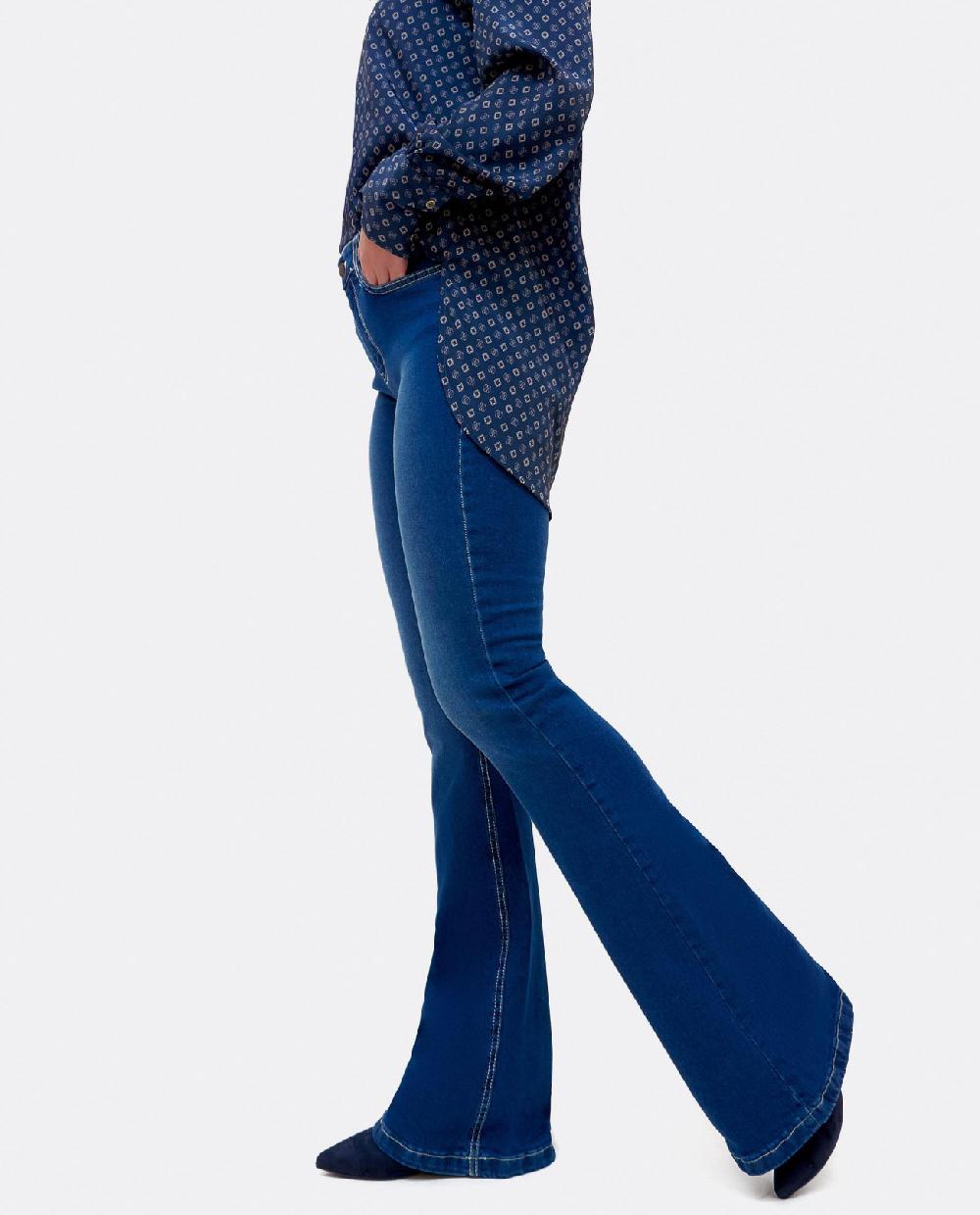 Cuplé PANTALÓN VAQUERO CON CAMPANA VAQUERO MARINO Grandes ahorros