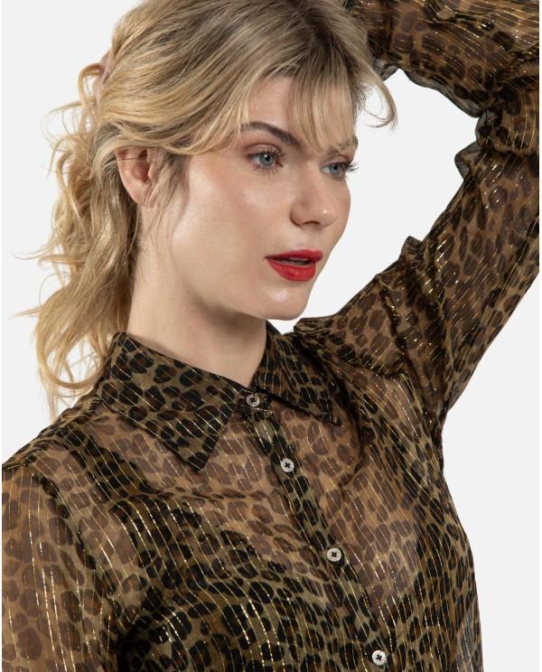 Cuplé CAMISA LUREX LEOPARDO 2025