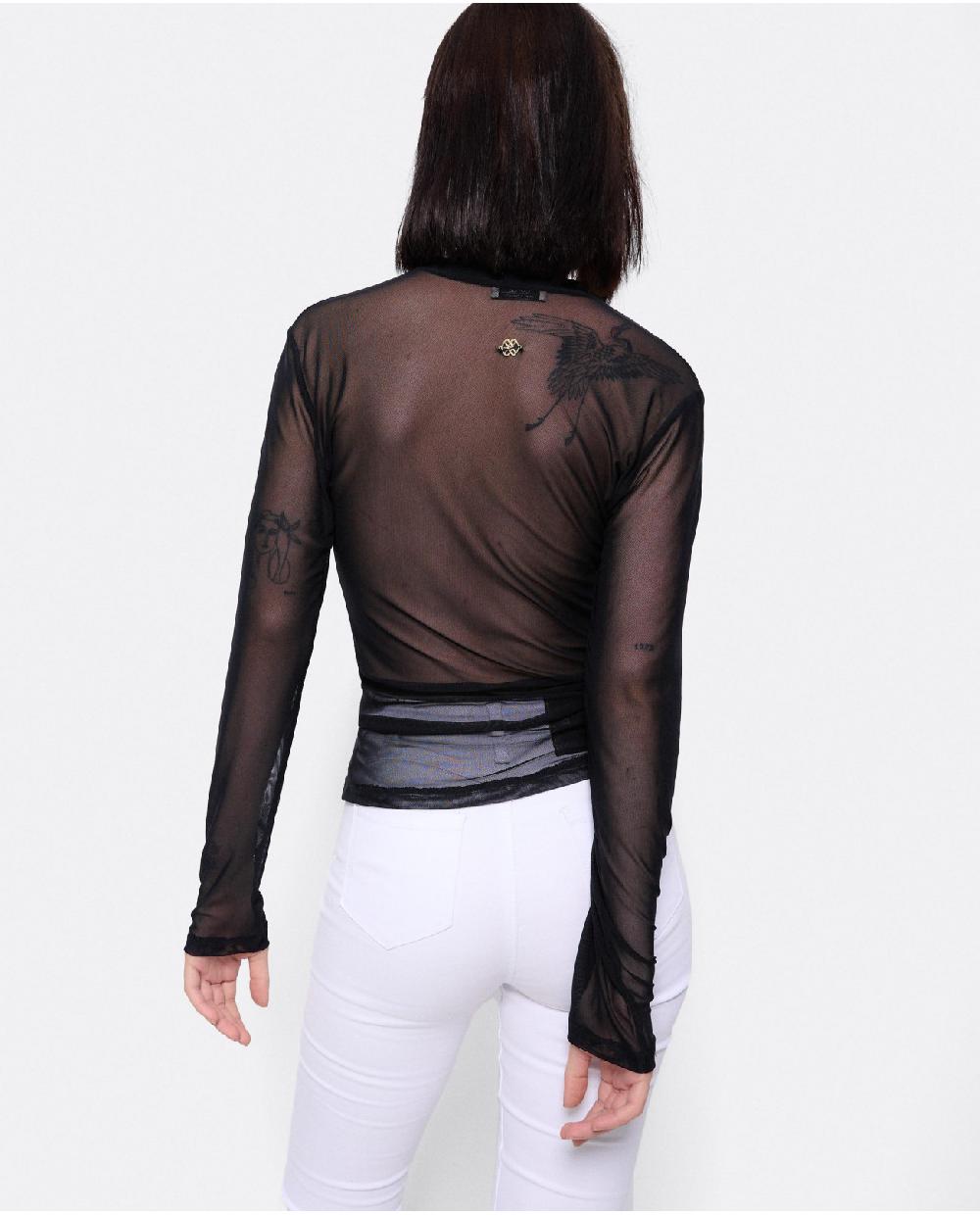 Cuplé TOP TUL NEGRO Rebajas