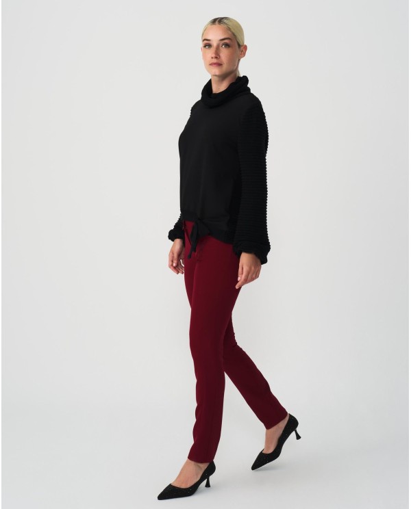 Cuplé JERSEY PUÑOS PUNTO NEGRO Venta caliente