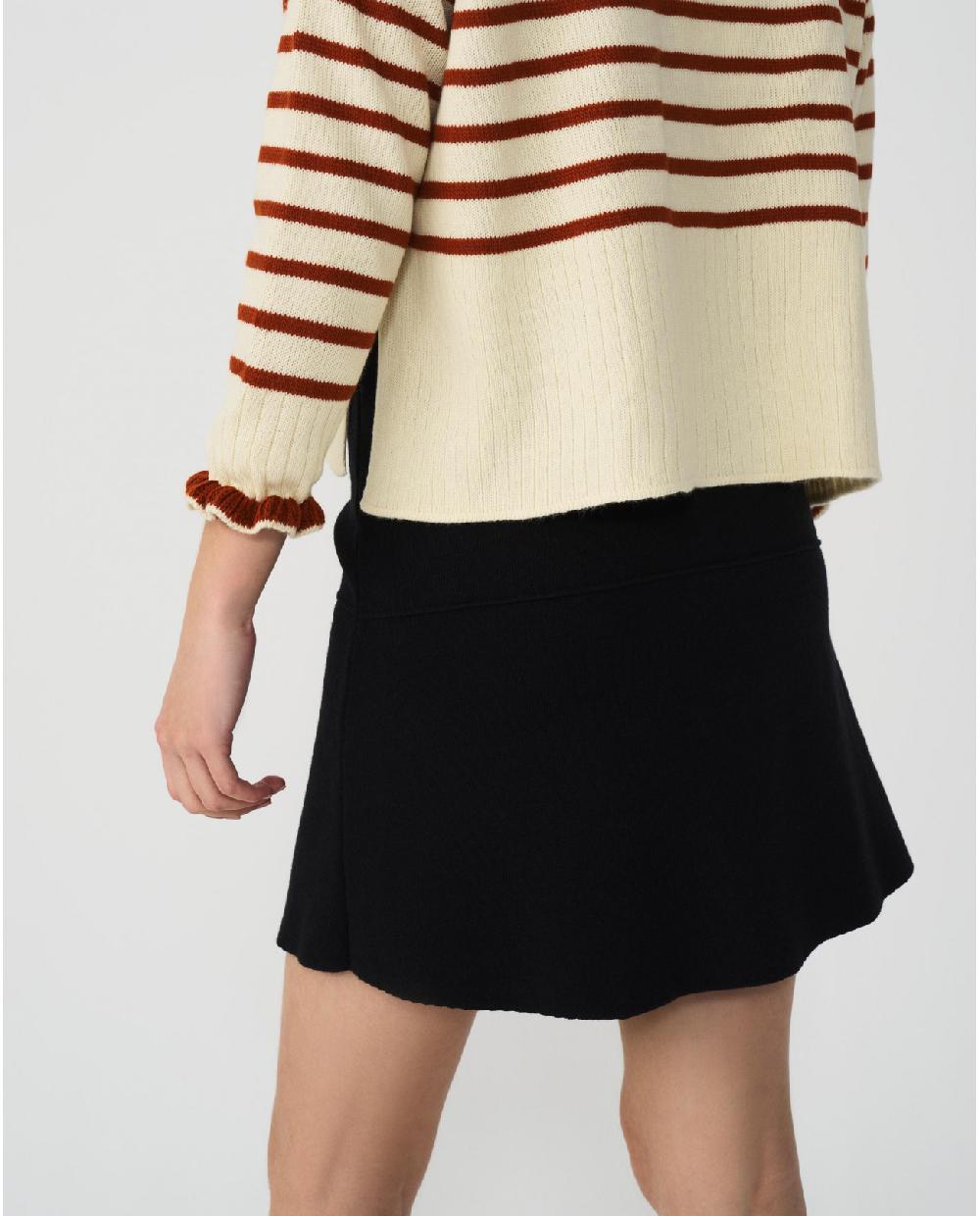 Cuplé FALDA MINI VOLANTE PUNTO NEGRO Gran oferta