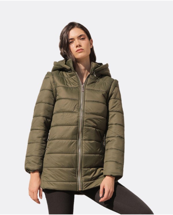 Cuplé PARKA NYLON VERDE Mejor oferta