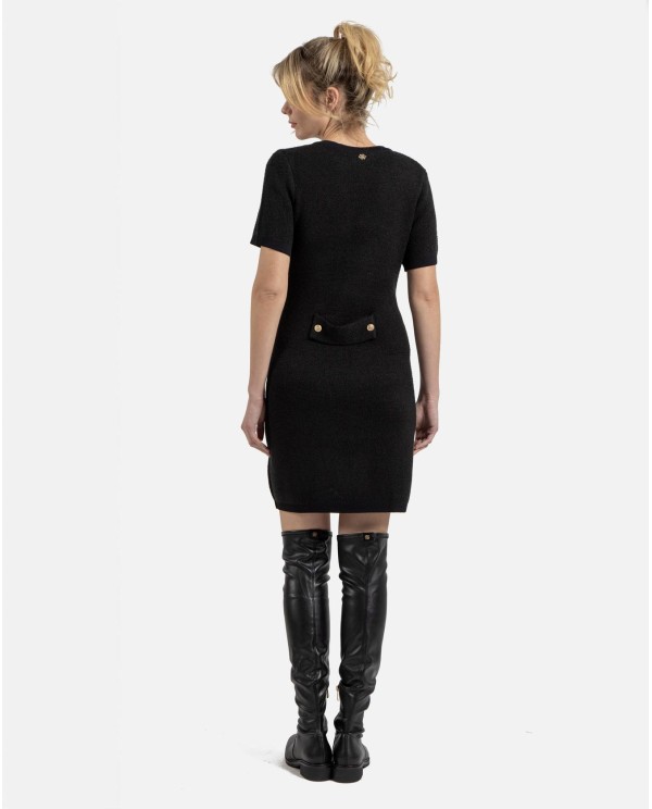 Cuplé VESTIDO BOTONES PUNTO NEGRO Últimos 3 días