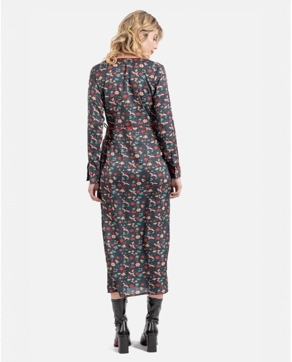 Cuplé KIMONO CREP ESTAMPADO ASIÁTICO Promoción por tiempo limitado