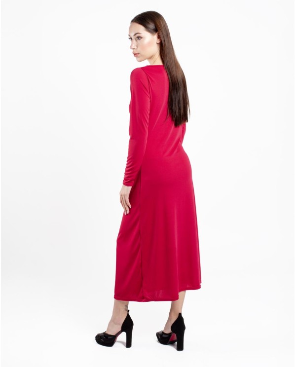 Cuplé VESTIDO ARO CREP BURDEOS Solo hoy