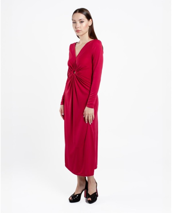 Cuplé VESTIDO ARO CREP BURDEOS Solo hoy