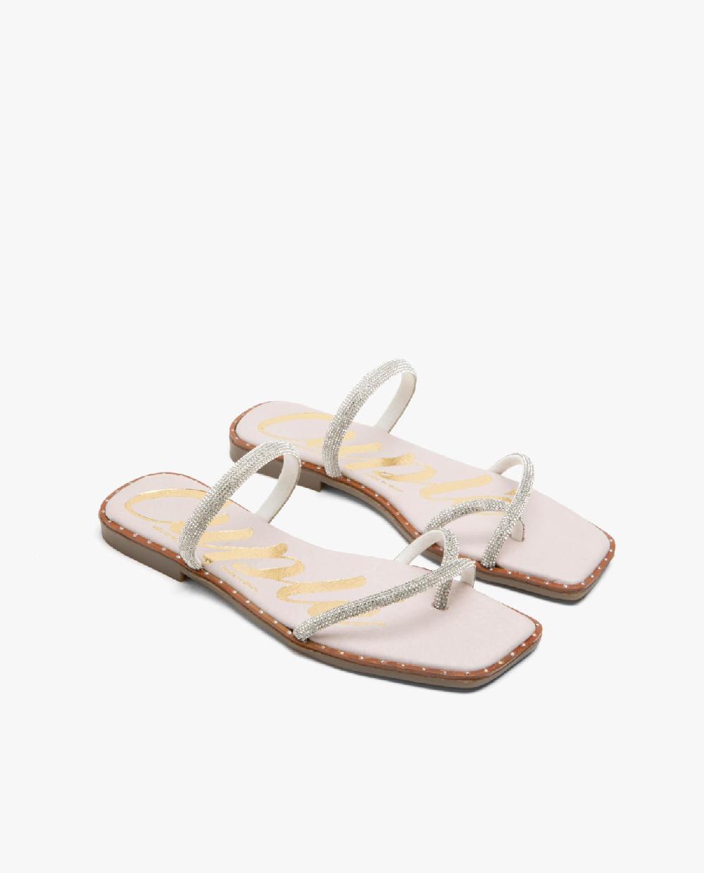 Cuplé SANDALIA STRASS PLATA Rebajas baratas