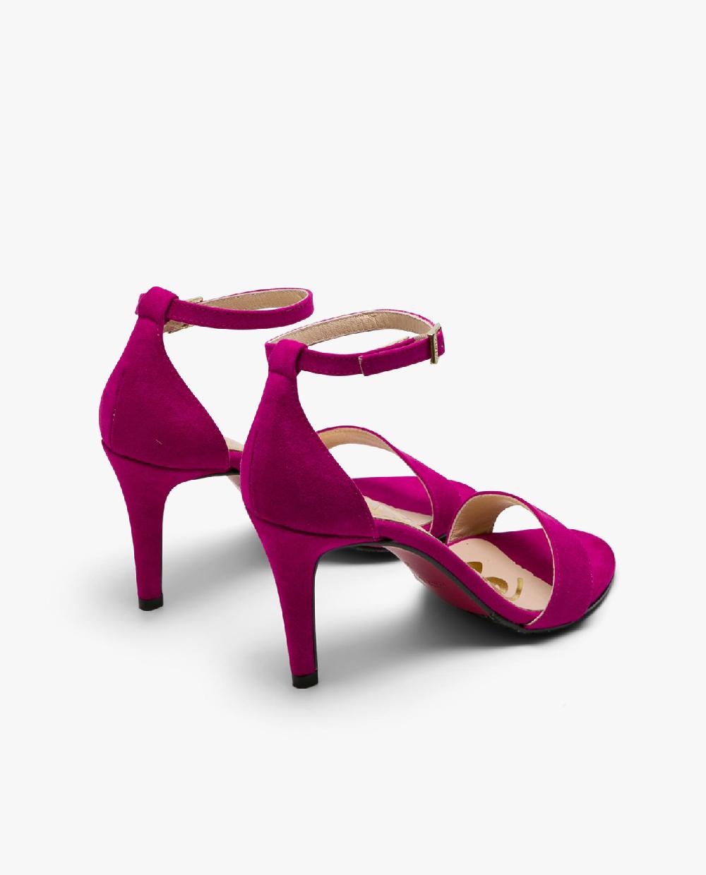 Cuplé SANDALIA PULSERA ULTRASUEDE FUCSIA Rebajas de fábrica
