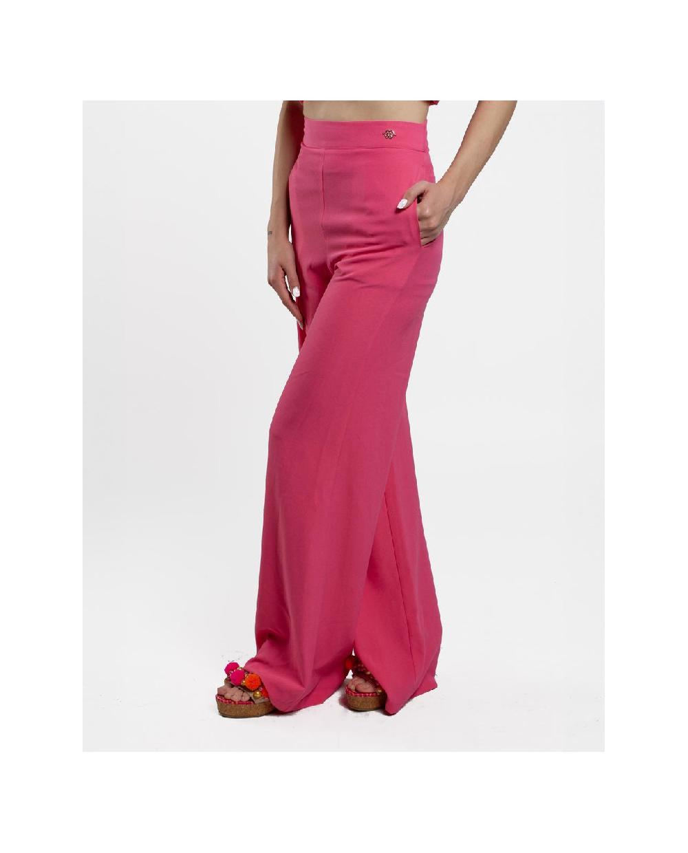 Cuplé PANTALON CAMPANA CREP FUCSIA Últimos 3 días