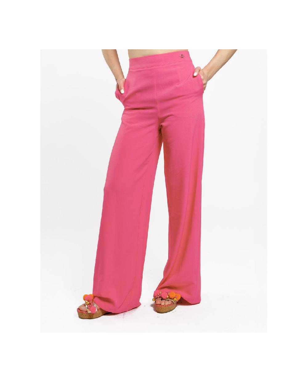 Cuplé PANTALON CAMPANA CREP FUCSIA Últimos 3 días