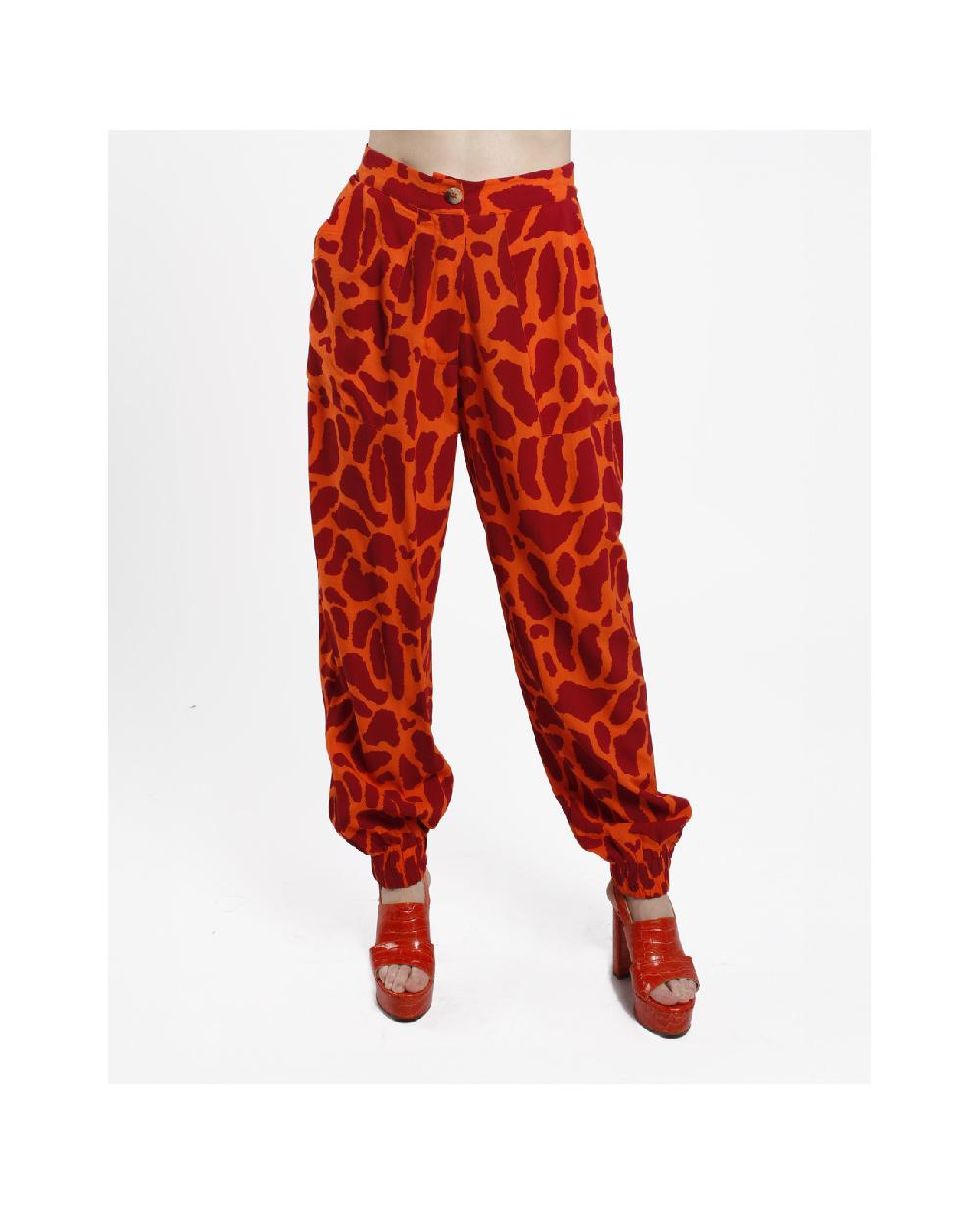 Cuplé PANTALON JOGGER CREP ESTAMPADO JIRAFA Promoción por tiempo limitado