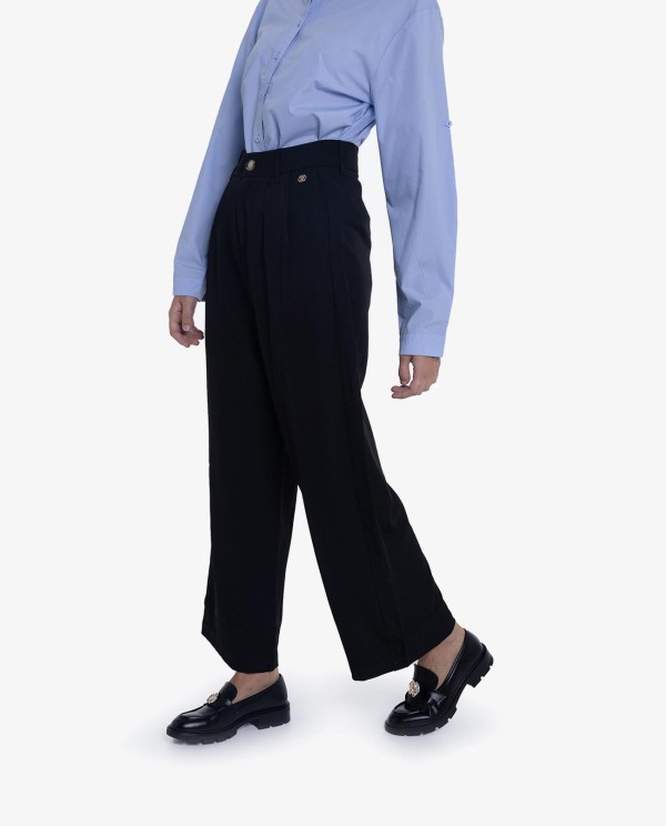 Cuplé PANTALÓN RECTO NEGRO Descuentos del mes