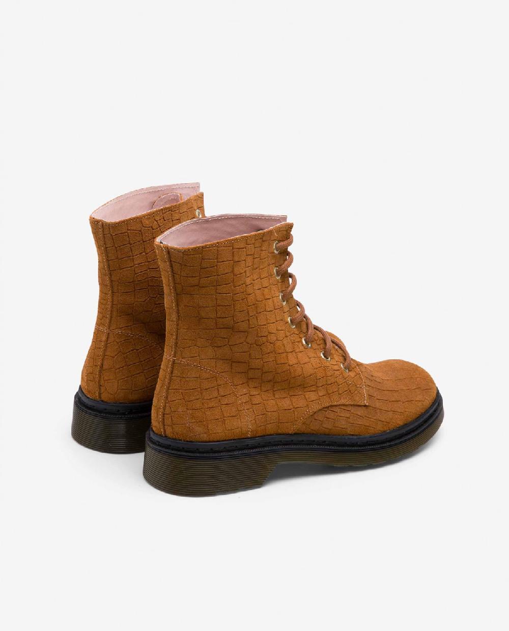 Cuplé BOTIN MILITAR SERRAJE COCO CUERO En oferta