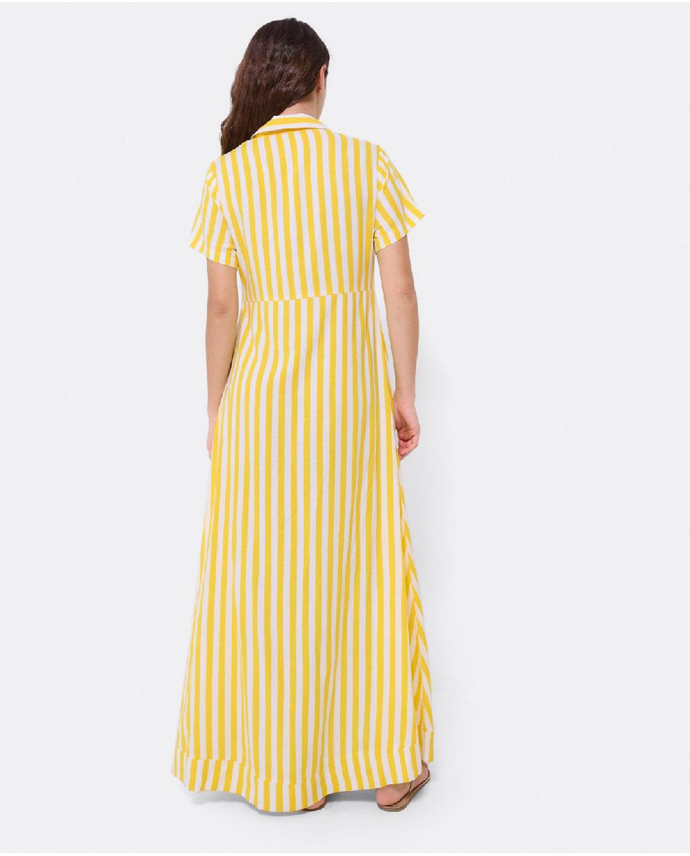 Cuplé VESTIDO CAMISERO LARGO VISCOSA AMARILLO Los más vendidos