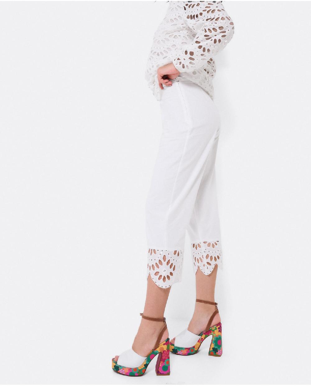 Cuplé PANTALON BAJO GUIPUR ALGODON BLANCO Envío gratis