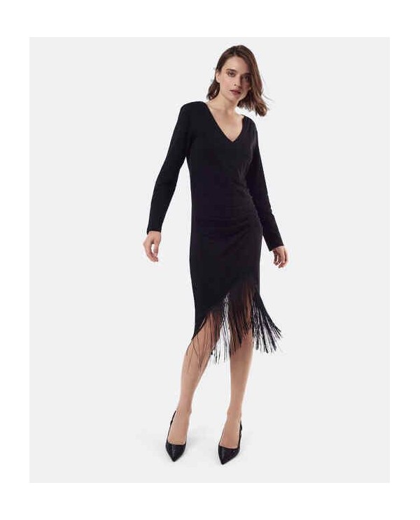 Cuplé VESTIDO NUDO PUNTO NEGRO Solo hoy