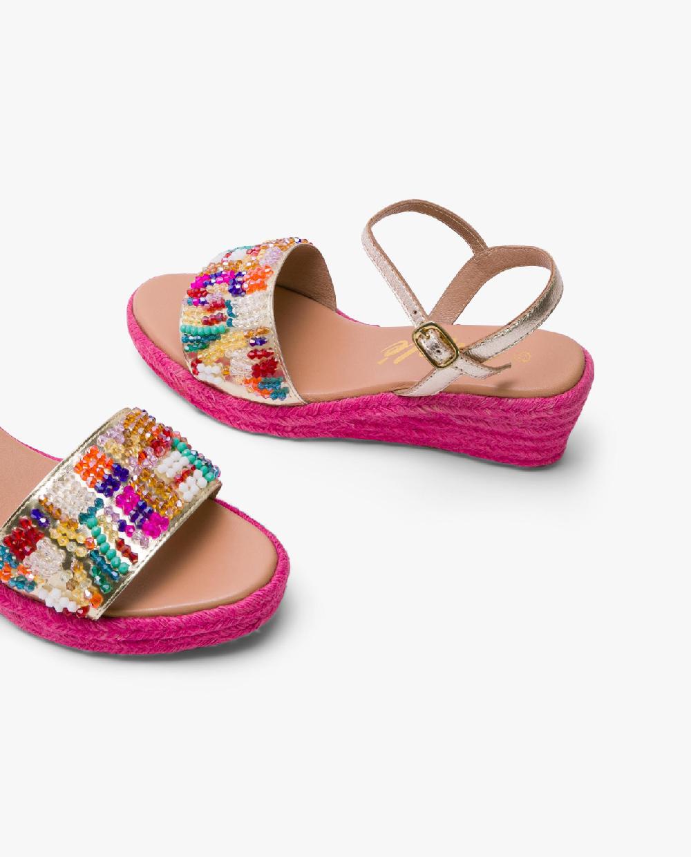 Cuplé CUÑA CRISTALES NAPA MULTICOLOR Tienda de fábrica
