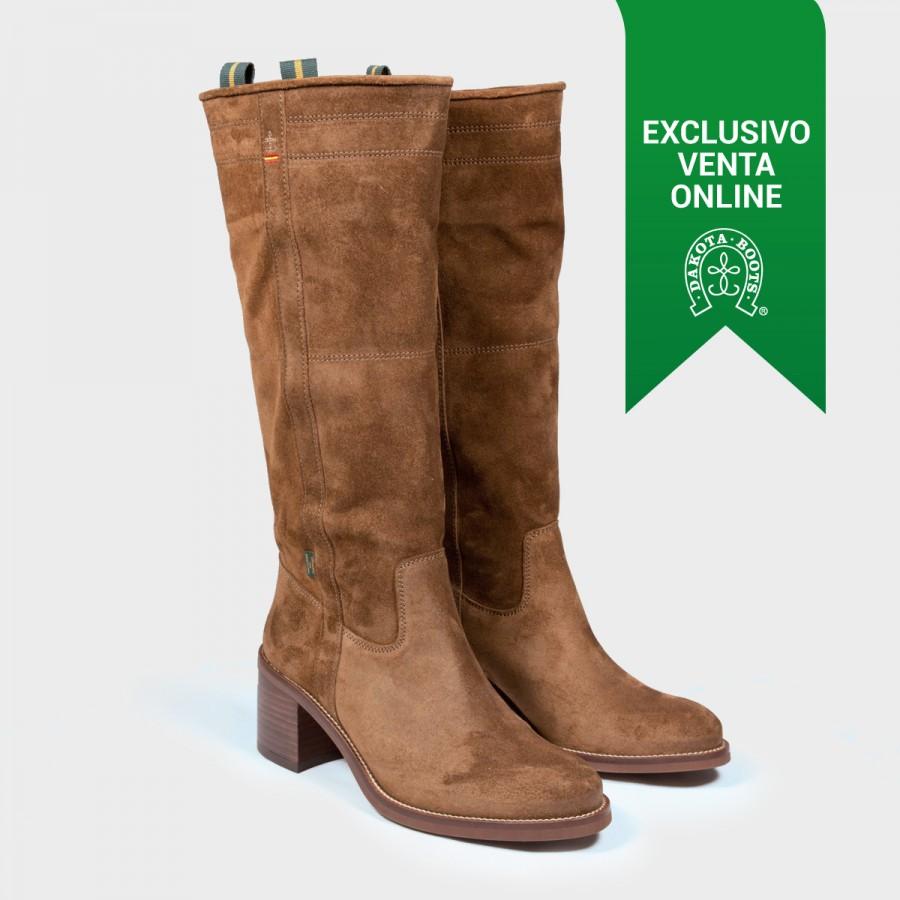 ﻿Dakota boots Bota alta campera mujer C 9 Capuccino Tienda de fábrica