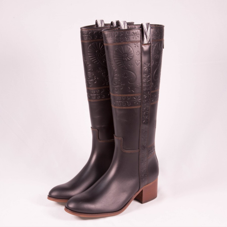 Dakota boots Bota campera vintage DKT 10 Negro En línea