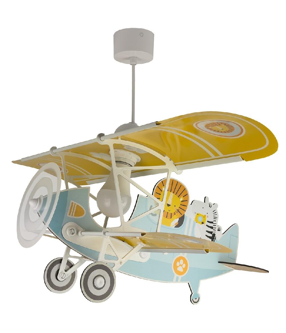 ﻿Dansi Lámpara de techo infantil avión Pequeño León Tienda de fábrica