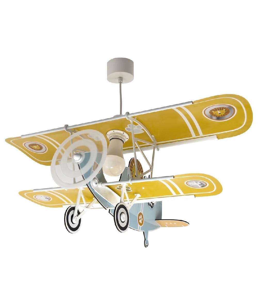 ﻿Dansi Lámpara de techo infantil avión Pequeño León Tienda de fábrica