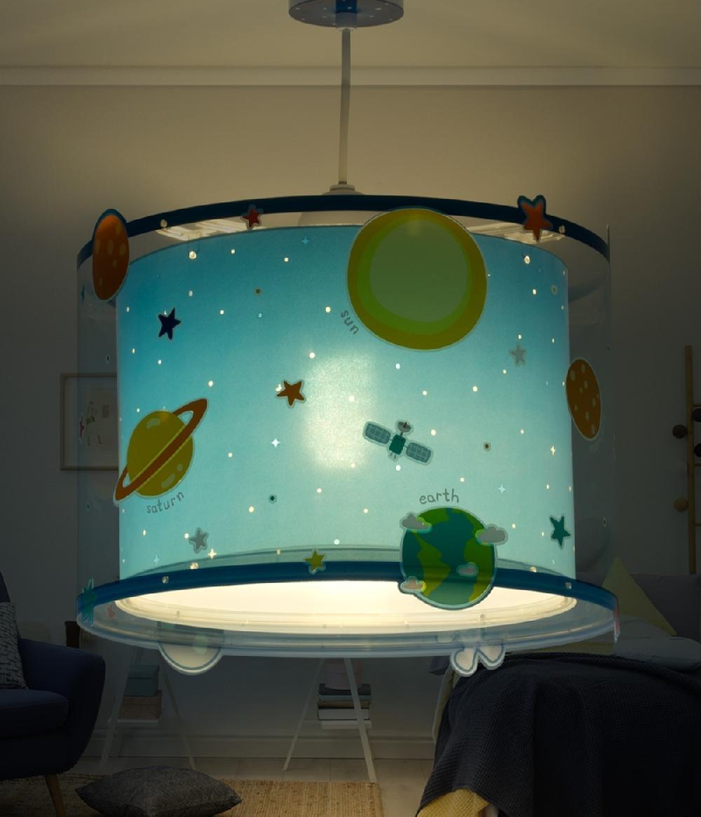 Dansi Lámpara de techo infantil Planets Planetas sistema solar Libre de impuestos