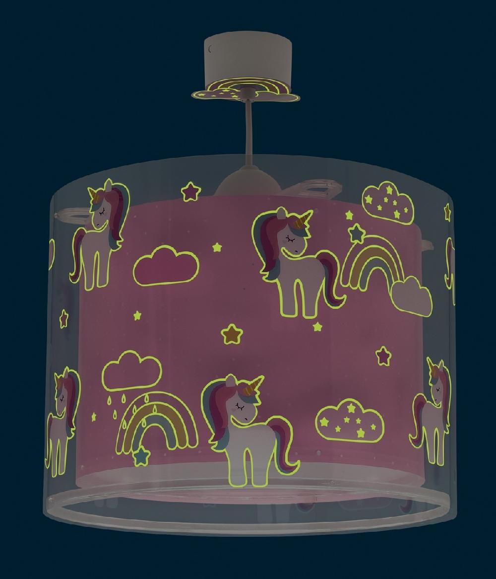 Dansi Lámpara de techo infantil Unicorns Unicornios Última moda