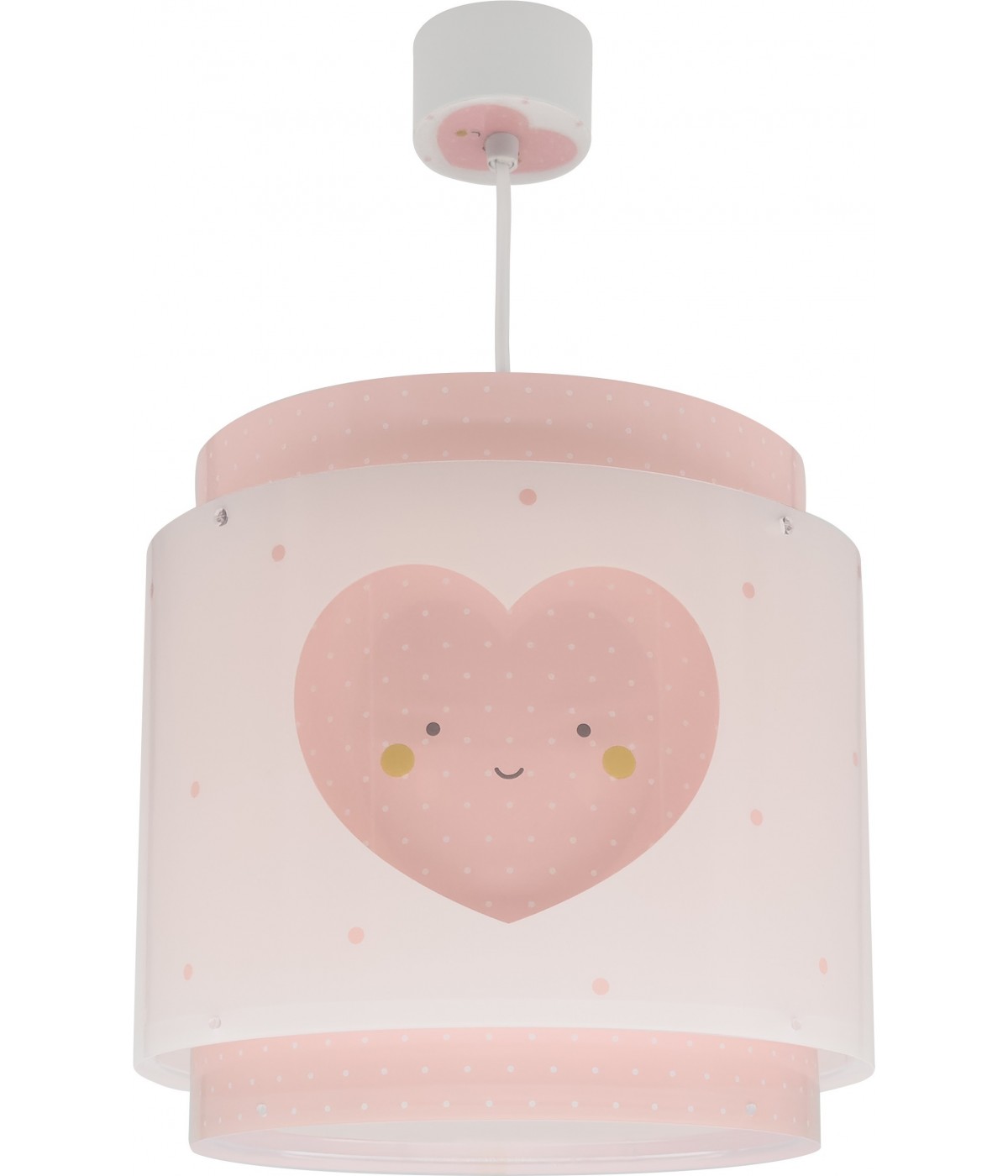 Dansi Lámpara de techo infantil Baby Dreams Corazón rosa 2025