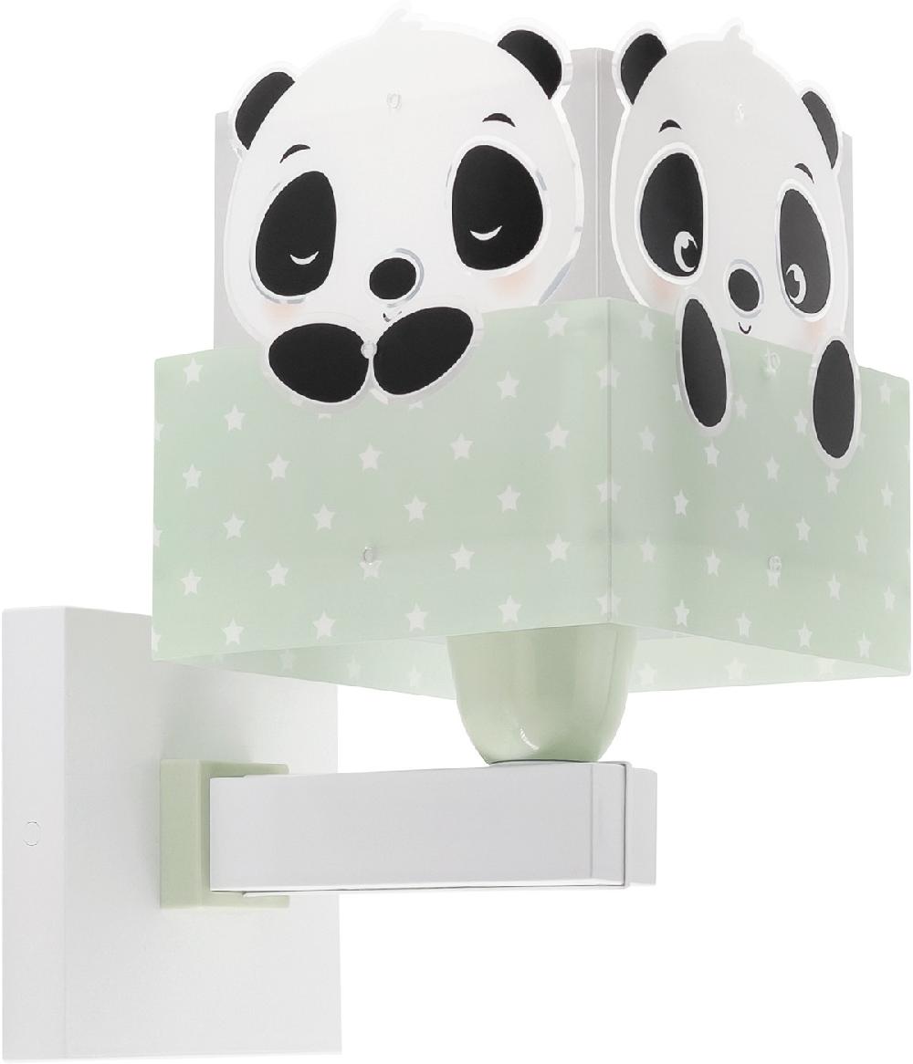 Dansi Aplique de pared infantil Panda verde Mejor oferta