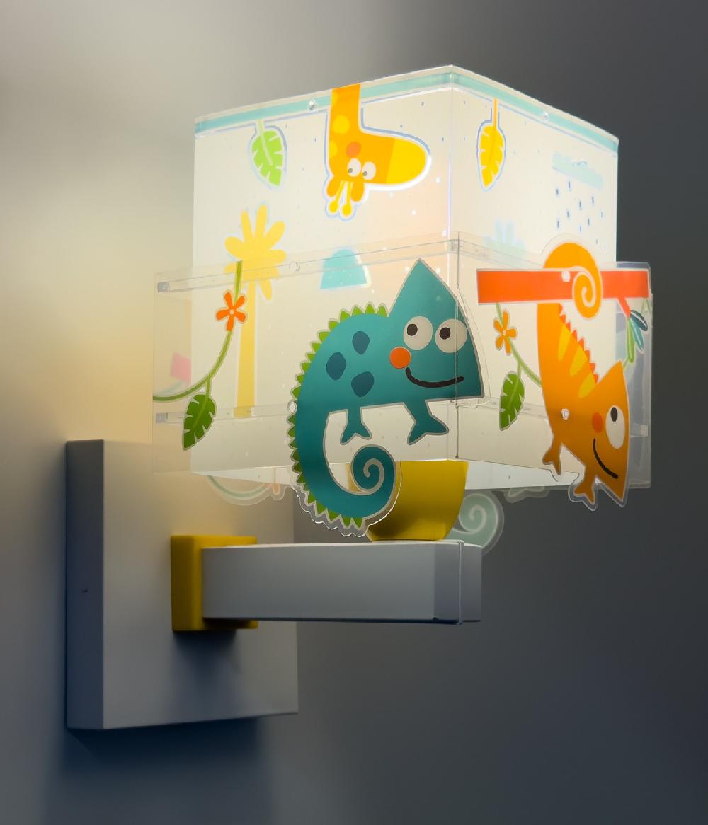 Dansi Aplique de pared infantil Happy Jungle Camaleón animales Oferta especial