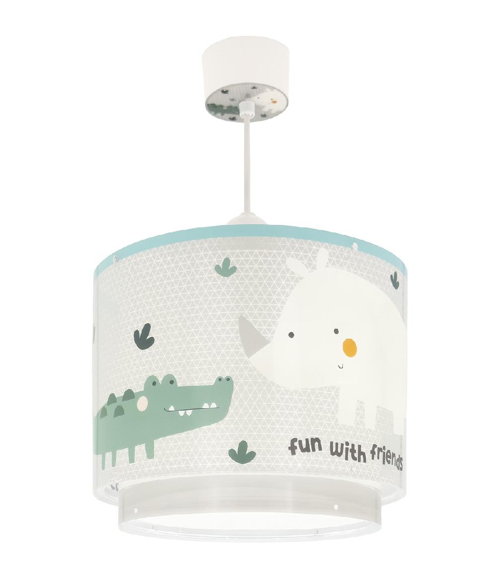 Dansi Lámpara de techo infantil Rhino & Croco Promoción trimestral