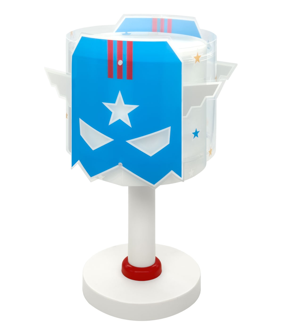 Dansi Lámpara de mesa infantil Blue Hero Envío internacional gratuito