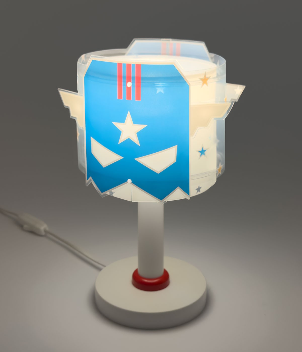 Dansi Lámpara de mesa infantil Blue Hero Envío internacional gratuito
