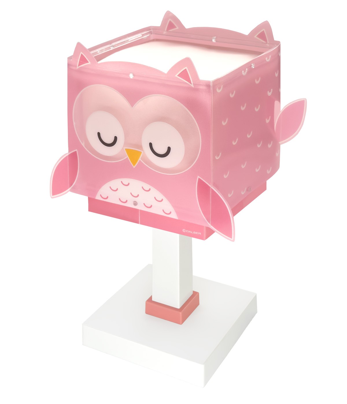 Dansi Lámpara de mesa infantil Little Pink Owl Búho Rosa Precios de Black Friday